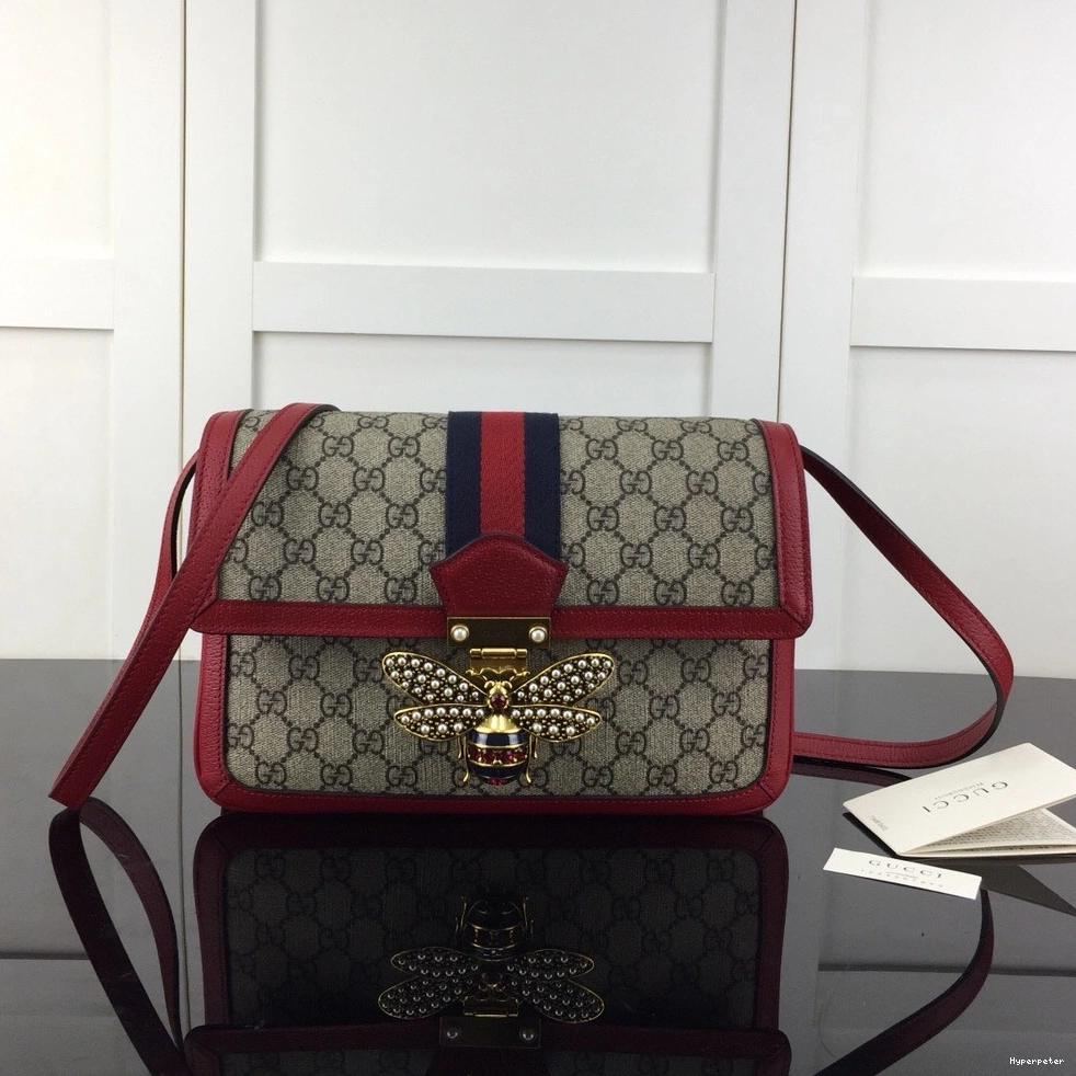 Hyperpeter shoulder Queen medium Gucci Margaret GG bag 0803